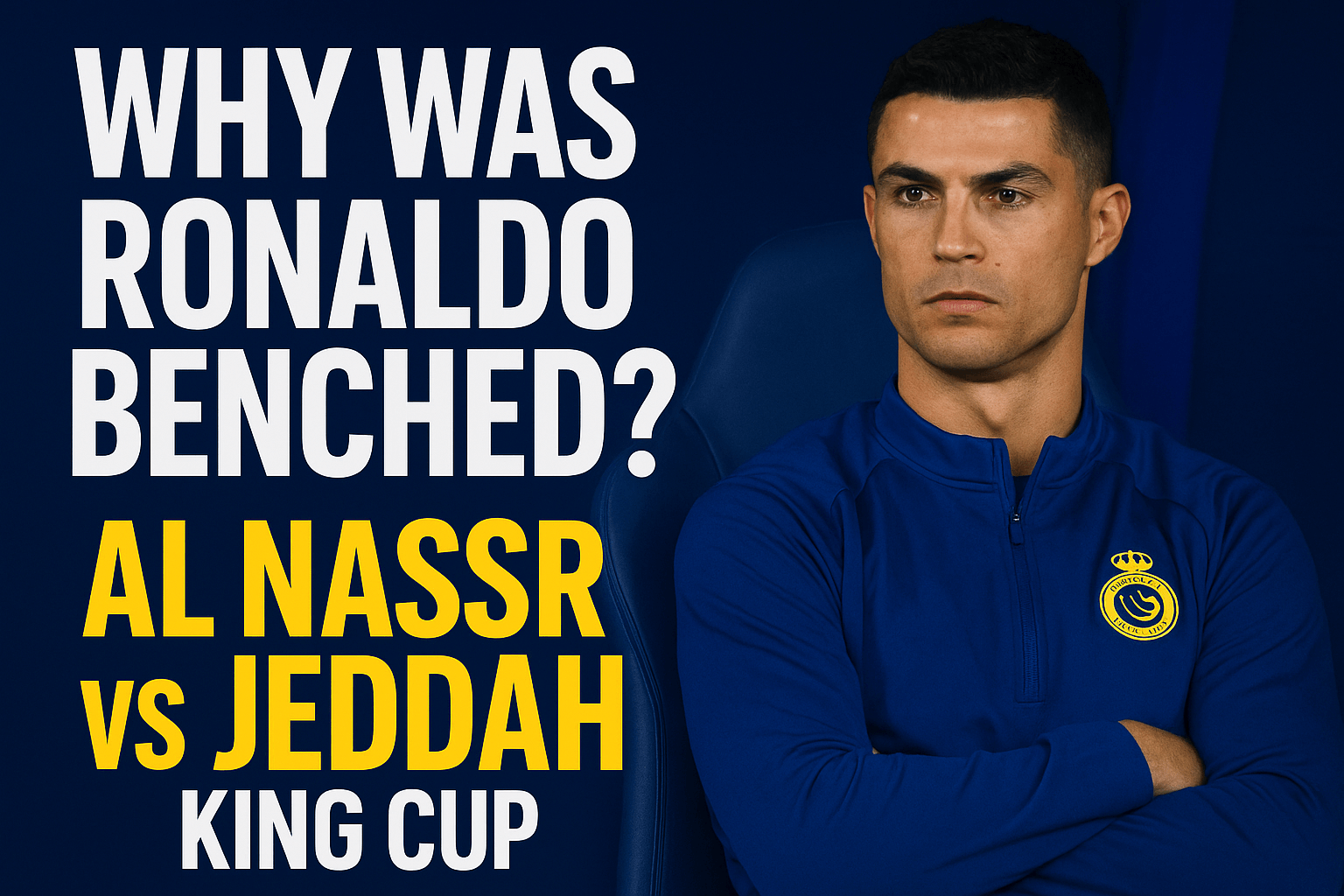 Why Was Cristiano Ronaldo Benched in Al Nassr vs Jeddah? | King Cup 2025 Explained
