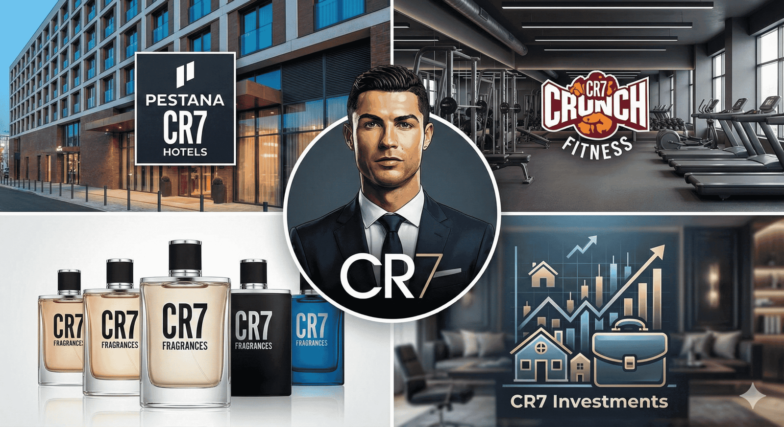Inside Cristiano Ronaldo’s Business Empire: CR7 Hotels, Gyms, Fragrances and Investments