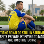 Cristiano Ronaldo Still in Saudi Arabia Despite Private Jet Flying to Madrid Amid Iran Strike Tensions