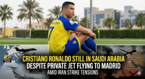 Cristiano Ronaldo Still in Saudi Arabia Despite Private Jet Flying to Madrid Amid Iran Strike Tensions